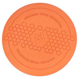 Non-stop dogwear Hundespielzeug Frisbee aus Gummi orange Durchmesser 21 cm – Bild 1 von 2