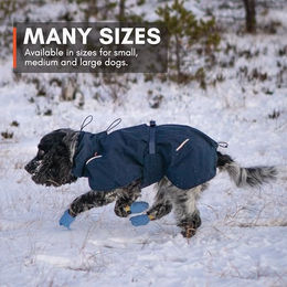 Produktbild von Non-stop dogwear Hundestiefel Langstrecken-Pfotenschuhe für große Hunde Blau 4er-Pack
