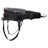Produktbild von Non-stop dogwear Laufgurt Trekking Belt 2.0 Sportgeschirr für Hunde aus Polyester Schwarz Grau Größe L