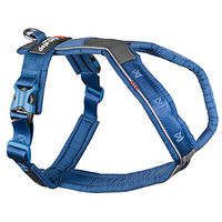 Produktbild von Non-stop dogwear Line Harness 5.0 Hundegeschirr aus Nylon blau wasserabweisend