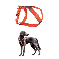 Produktbild von Non-stop dogwear Line Harness 5.0 Hundegeschirr Y-Geschirr aus Nylon Orange Größe 6 wasserabweisend