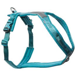 Non-stop dogwear Line Harness 5.0 Y-Geschirr für Hunde in Türkis aus wasserabweisendem Nylon Größe 3 – Bild 1 von 5