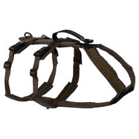 Produktbild von Non-stop dogwear Line Harness Y-Geschirr für Hunde aus Nylon in Oliv Grün Größe 6