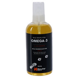 Non-stop dogwear Omega 3 Öl Wild White Fish für Hunde 300 ml – Bild 1 von 1