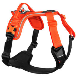 Non-stop dogwear Ramble Harness Hundegeschirr für Welpen Orange Schwarz XS wasserabweisend – Bild 1 von 2