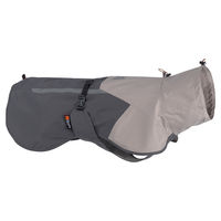 Produktbild von Non-stop dogwear Regenmantel Fjord Raincoat 2.0 grau wasserdicht aus bluesign-geprüftem Polyester mit 65 cm Rückenlänge