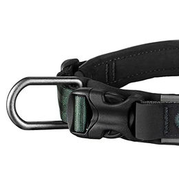 Non-stop dogwear Roam Collar gepolstertes Hundehalsband aus Nylon für Riesenrassen Grün XXL – Bild 1 von 3
