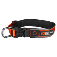 Produktbild von Non-stop dogwear Roam Collar Hundehalsband aus Neopren und Nylon Orange Größe XL