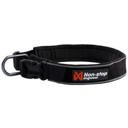 Non-stop dogwear Roam Collar Hundehalsband aus Nylon für Riesenrassen Schwarz XXXL – Bild 1 von 6