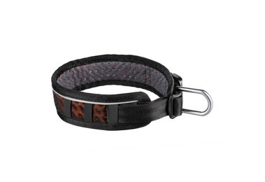 Non-stop dogwear Rock Collar Adjustable Funktionshalsband für Hunde aus Nylon Schwarz Orange Größe L – Bild 1 von 9