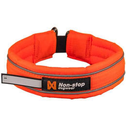Non-stop dogwear Safe Collar Hundehalsband aus Nylon Orange Größe 30 - 1 Stk. – Bild 1 von 6