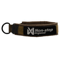 Produktbild von Non-stop dogwear Solid Collar Halsband für Hunde aus Nylon in Oliv Grün Größe 40