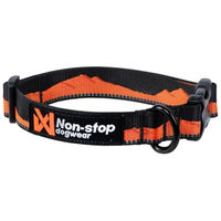 Produktbild von Non-stop dogwear Trail Quest Halsband für Hunde Orange Schwarz Größe M aus reflektierendem Polyester