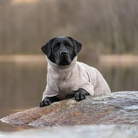 Produktbild von Non-stop dogwear Trockenmantel für Hunde in Beige Größe 50 aus bluesign® APPROVED Polyester