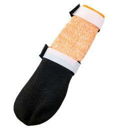 NonStop Dogwear Protector Bootie High Hundeschuhe wasserabweisend Schwarz Orange XXL – Bild 1 von 2