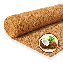 NOOR living Kokos Böschungsmatte Erosionsschutz und Ufermatte 1x10 m 400 g/m2 – Bild 1 von 4
