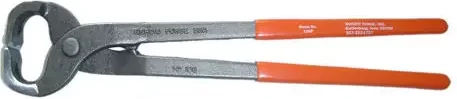 Nordic Forge Hufzange aus Metall für die Hufpflege in Rot und Orange – Bild 1 von 1