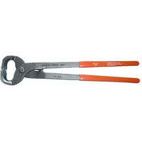 Produktbild von Nordic Forge Hufzange aus Metall für die Hufpflege in Rot und Orange