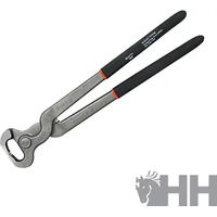 Produktbild von Nordic Forge Hufzange aus Metall für die Hufpflege in Schwarz und Grau