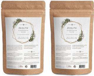 Nordic Pure Zeolith Pulver mit 95 % Klinoptilolith-Anteil extra fein 500 g – Bild 1 von 3