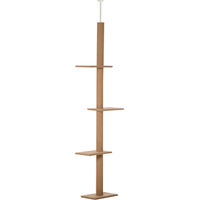 Produktbild von Northio Höhenverstellbarer Kratzbaum für Katzen in Hellbraun 43x27x228-260cm