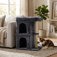 Produktbild von Northix Katzenbaum mit Höhle und Bett Dunkelgrau 71 cm hoch