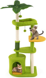 Northix Katzenbaum mit Plattformen und Kratzstämmen 122 cm – Bild 1 von 1