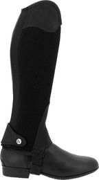 Produktbild von Norton Airflow Mini-Chaps aus Kunstleder für Pferde Schwarz Größe M