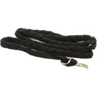 Produktbild von Norton Amerikanische Longe für Pferde aus Nylon in Schwarz - 2,5 m