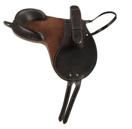 Produktbild von Norton Club Luxus Reitkissen aus Leder für Shettys in Schwarz