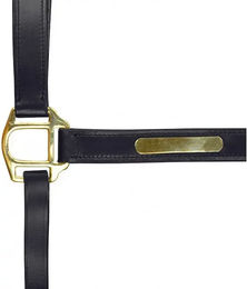 Produktbild von Norton Club Pferdehalfter aus Leder schwarz zweifach verstellbar