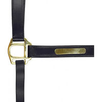 Produktbild von Norton Club Pferdehalfter aus Leder schwarz zweifach verstellbar