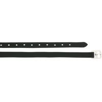 Produktbild von Norton Club Rexine Evol Steigbügelriemen aus Kunstleder Schwarz 125 cm lang 25 mm breit