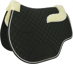 Norton Confort Schabracke mit integriertem Fell Pad und Rückenschoner Schwarz für Warmblut – Bild 1 von 3