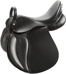 Norton Educative Pädagogischer Reitsattel aus Leder Schwarz 15-Inch – Bild 1 von 2