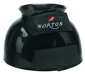 Produktbild von Norton Gamaschen für Pferde Schwarz Kunststoff Größe M