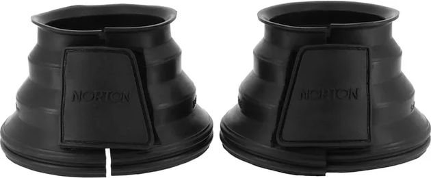 Produktbild von Norton Gummihufglocken Zigzag für Pferde Schwarz Größe M