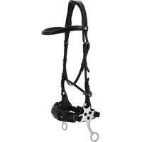 Produktbild von Norton Hackamore Reittrense aus Leder für Pferde Vollblut Schwarz