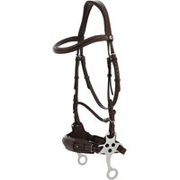 Produktbild von Norton Hackamore Reittrense für Pferde aus Leder in Braun