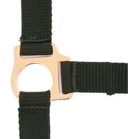 Produktbild von Norton Halfter aus Nylon in Rosegold und Schwarz für Vollblut Pferde