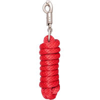Produktbild von Norton Halfter und Longiergurt Set für Kaltblut Pferde aus Nylon in Rot und Silber