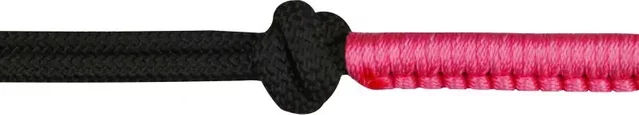Norton Knotenhalfter Fun Colour mit Strick für Ponys in Schwarz/Rosa/Bunt – Bild 1 von 2