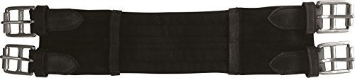 Produktbild von Norton Luxe Kurzer gepolsterter Ledergurt für Pferde Schwarz 50 cm - 50 cm