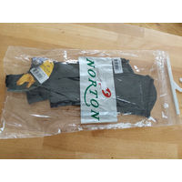 Produktbild von Norton Mini-Chaps für Kinder mit Strass aus Kunstleder in Schwarz Einheitsgröße