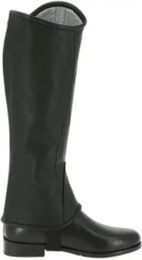 Produktbild von Norton Minichaps für Pferde Winter Kunstleder Schwarz 2XS