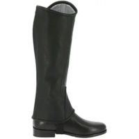 Produktbild von Norton Minichaps für Pferde Winter Kunstleder Schwarz 2XS