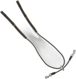 Produktbild von Norton Pro Elastische Ausbinder Zügel aus Edelstahl in Braun