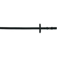 Produktbild von Norton Pro Glatte Pferdezügel aus Leder Schwarz für Warmblut