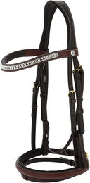 Produktbild von Norton Pro Leder Reittrense Full für Pferde in Braun oder Weiß