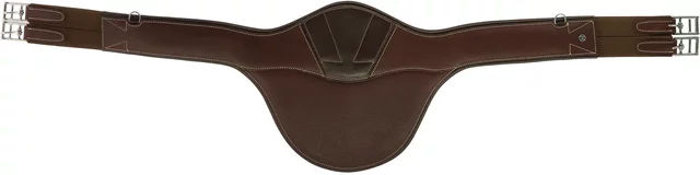 Produktbild von Norton Reitlatzgurt Magnet aus Leder Braun 115 cm